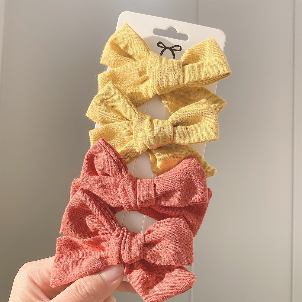 Baby Girl Hair Bows (4 pcs)